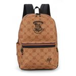 mochila com alça harry potter hogwarts marrom mochila com alça harry potter hogwarts marrom