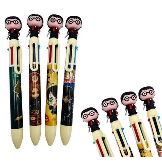 caneta esferogáfica com 6 cores harry potter 1 unidade diversos modelos mania de sticker caneta esferogáfica com 6 cores harry potter 1 unidade diversos modelos mania de sticker