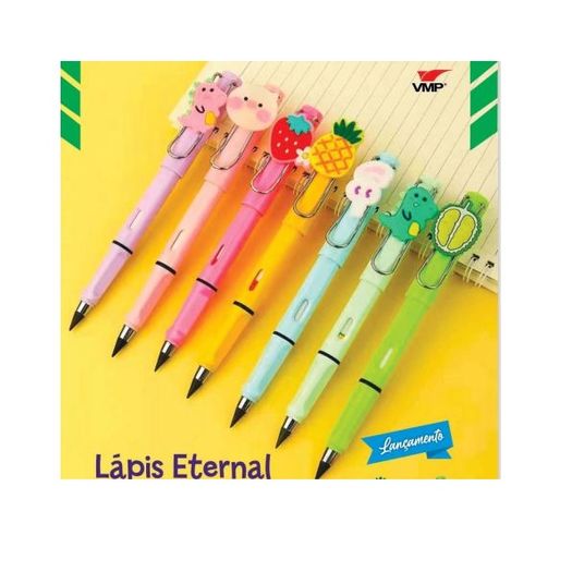 lápis grafite eternal infinito clip bichinhos diversas cores vmp avulso lápis grafite eternal infinito clip bichinhos diversas cores vmp avulso