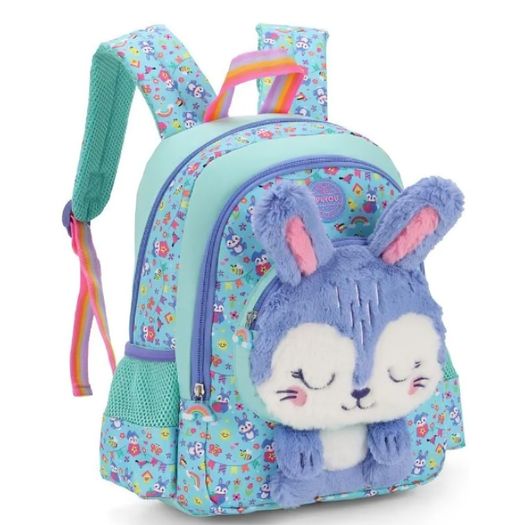 mochila com alça up4you coelhinho verde mochila com alça up4you coelhinho verde