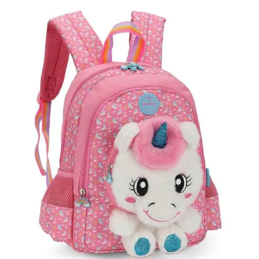 mochila com alça up4you unicórnio pink mochila com alça up4you unicórnio pink