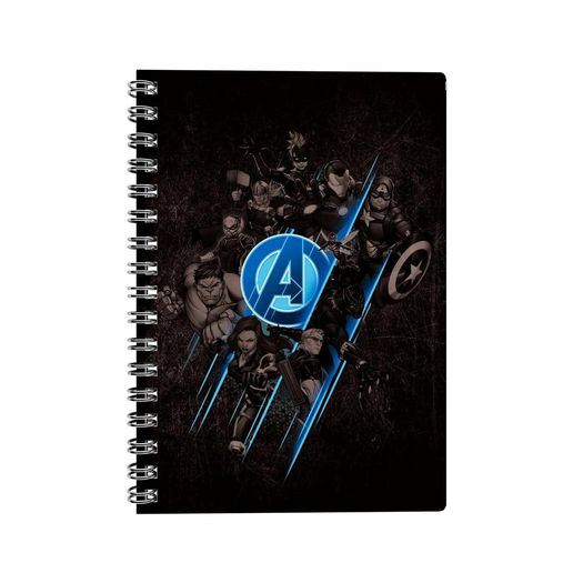 caderno universitário 10x1 160f capa dura avengers wire-o culturama caderno universitário 10x1 160f capa dura avengers wire-o culturama