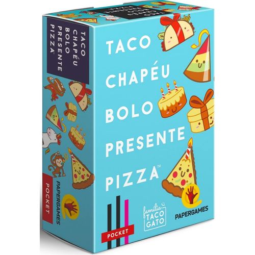 taco chapéu bolo presente pizza