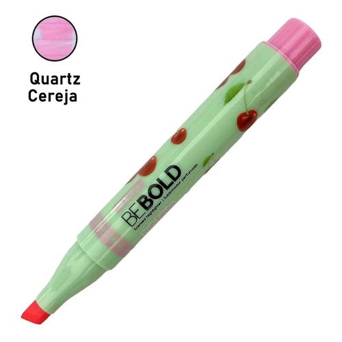 caneta marca texto perfumada be bold quartz cereja newpen avulsa