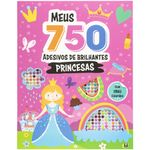 meus 750 adesivos brilhantes - livro de colorir - princesas meus 750 adesivos brilhantes - livro de colorir - princesas