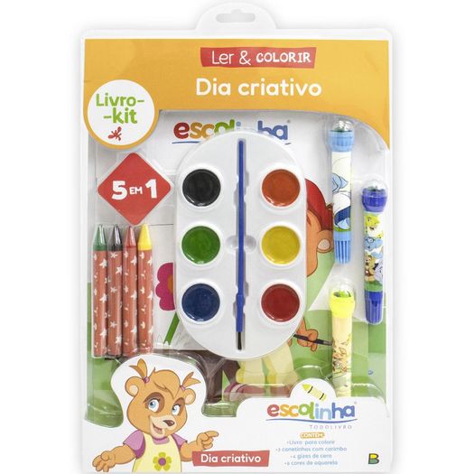 livro-kit ler & colorir - escolinha livro-kit ler & colorir - escolinha