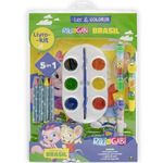 livro-kit ler & colorir - riki & gabi - volta ao mundo livro-kit ler & colorir - riki & gabi - volta ao mundo