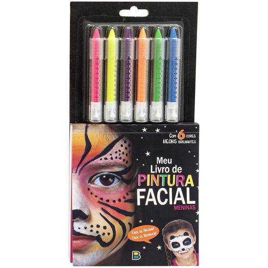 meu livro de pintura facial - meninas