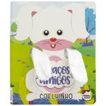 abraços amigos - um livro dedoche - coelhinho