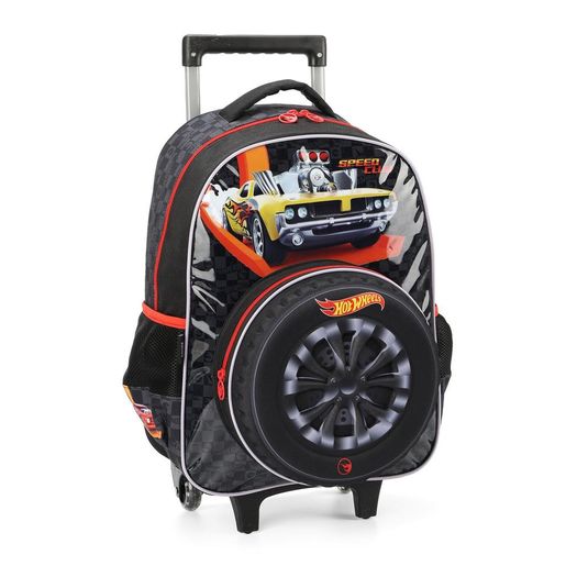 mochila com rodinha hot wheels roda preto luxcel mochila com rodinha hot wheels roda preto luxcel