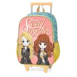 mochila com rodinha harry potter salmão mochila com rodinha harry potter salmão