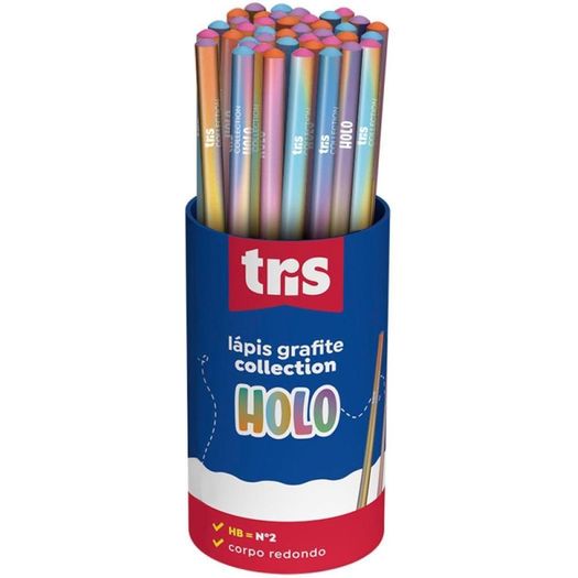 lápis grafite hb collect holográfico avulso lápis grafite hb collect holográfico avulso