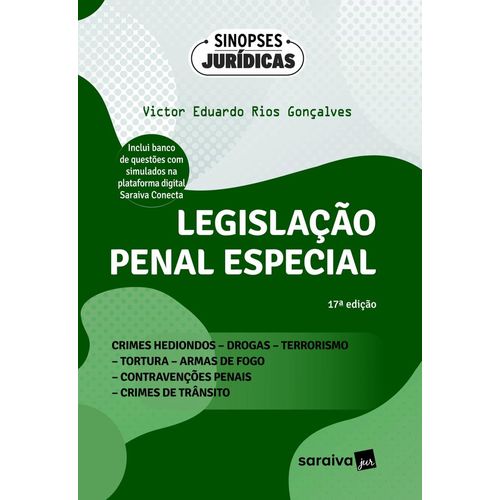legislação penal especial 24 - tomo 1 - sinopses júridicas