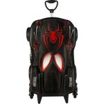 mochila com rodinha homem aranha preta diplomata