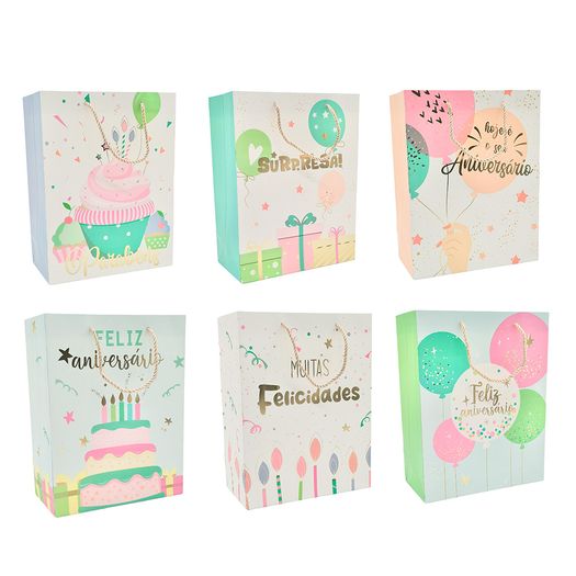 sacola para presente média diversos modelos sacola para presente média diversos modelos