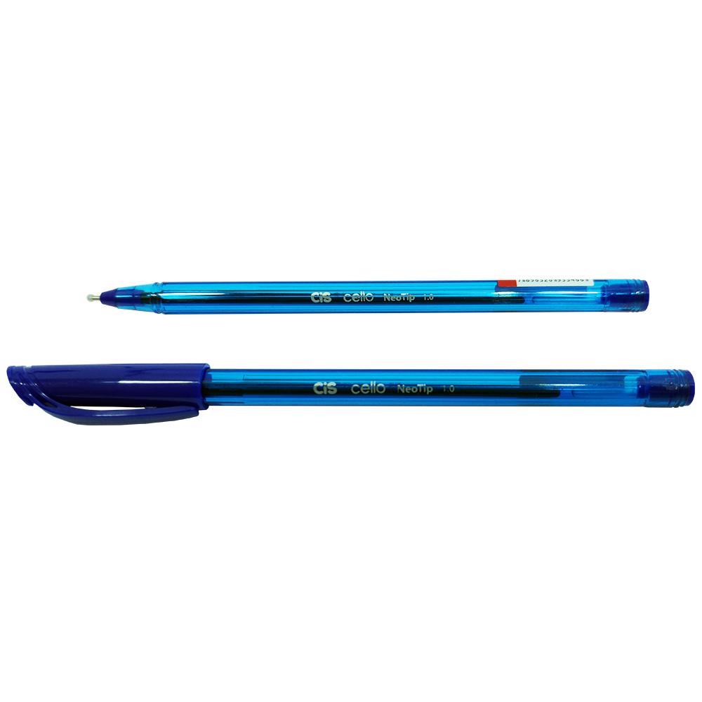 Caneta Esferográfica Neotip Azul Cis - Livrarias Curitiba