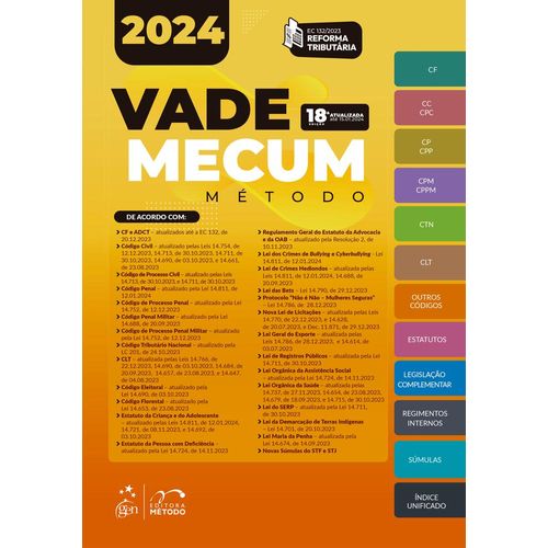 vade mecum tradicional método 2024