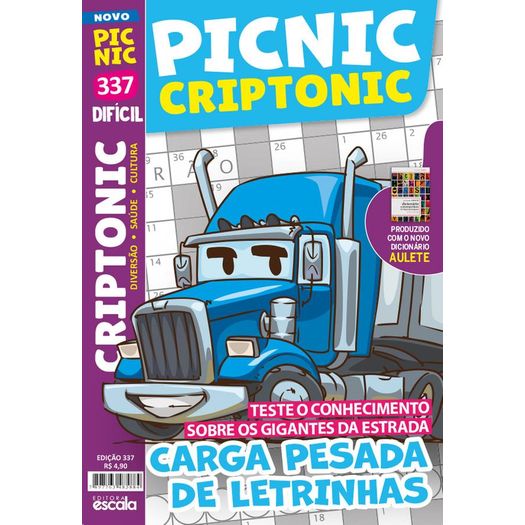 picnic criptonic - carga pesada de letrinhas - difícil