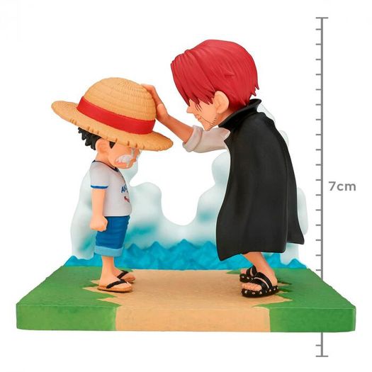 one piece - monkey luffy & shanks - world collectible log stories one piece - monkey luffy & shanks - world collectible log stories