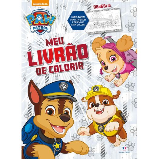 patrulha canina - meu livrão de colorir patrulha canina - meu livrão de colorir