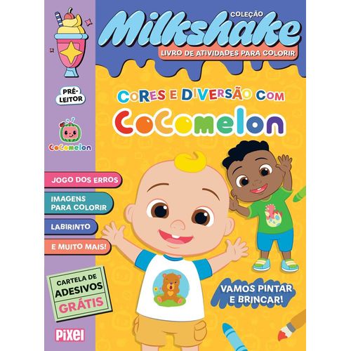 milkshake - cores e diversão com cocomelon!