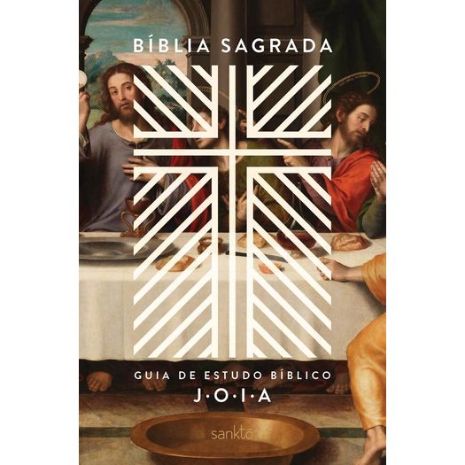 bíblia nvt com guia de estudo bíblico j.o.i.a. - capa ceia bíblia nvt com guia de estudo bíblico j.o.i.a. - capa ceia