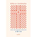 bíblia nvt com guia de estudo bíblico j.o.i.a. - capa creme bíblia nvt com guia de estudo bíblico j.o.i.a. - capa creme