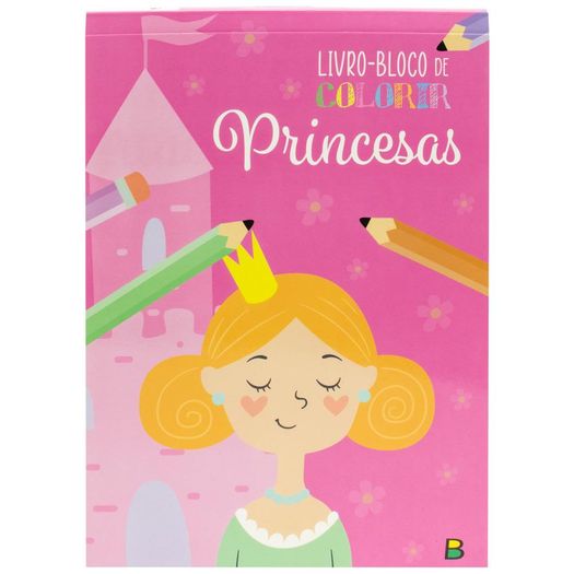 livro-bloco de colorir: princesas livro-bloco de colorir: princesas