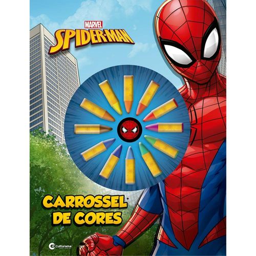 carrossel de cores - homem-aranha
