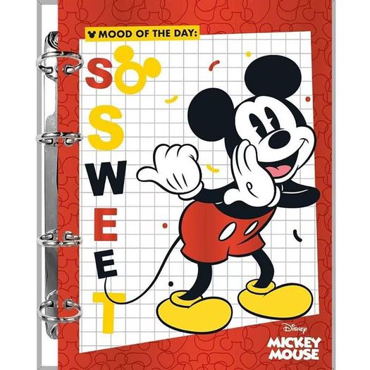 caderno argolado colegial 120 folhas mickey mouse caderno argolado colegial 120 folhas mickey mouse