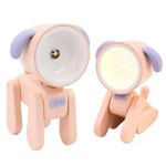 luminária de mesa led dog recarregável diversas cores luminária de mesa led dog recarregável diversas cores