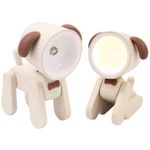 luminária de mesa led dog recarregável diversas cores luminária de mesa led dog recarregável diversas cores