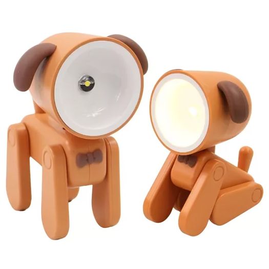 luminária de mesa led dog recarregável diversas cores luminária de mesa led dog recarregável diversas cores