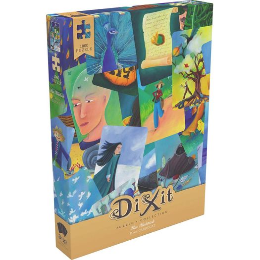 dixit puzzle blue mishmash (1000 peças) - galápagos dixit puzzle blue mishmash (1000 peças) - galápagos