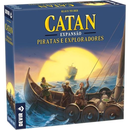 catan - piratas e exploradores (expansao) - devir catan - piratas e exploradores (expansao) - devir