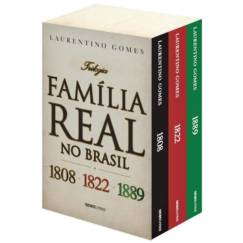 box trilogia - família real no brasil