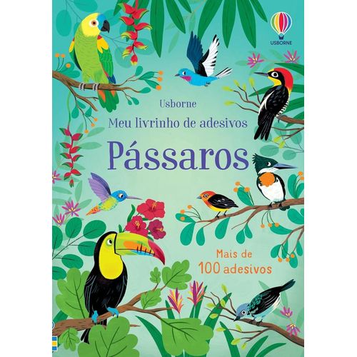 pássaro - meu livrinho de adesivos