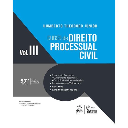 curso de direito processual civil - vol iii