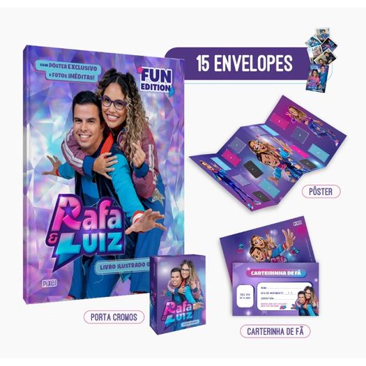 álbum oficial rafa & luiz - edição fun edition álbum oficial rafa & luiz - edição fun edition