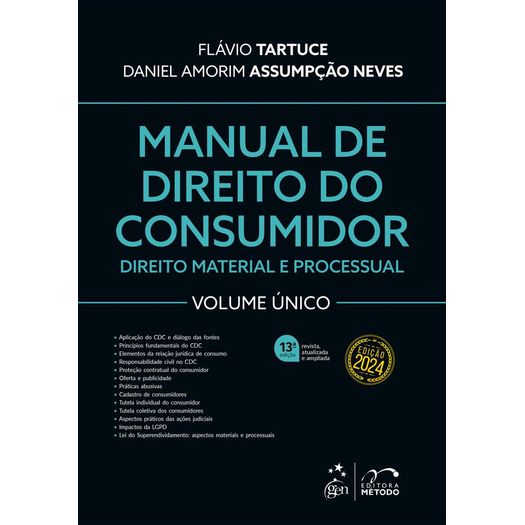 manual de direito do consumidor - volume único
