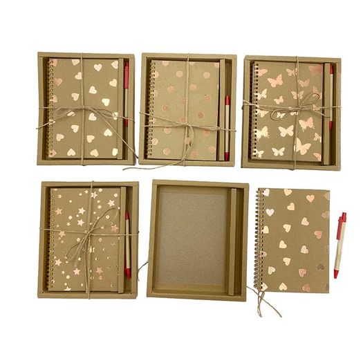 kit caderno de anotações e caneta kraft diversos modelos kit caderno de anotações e caneta kraft diversos modelos