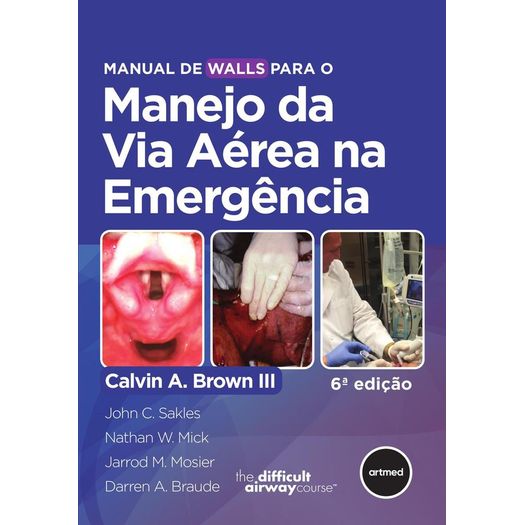 manual de walls para o manejo da via aérea na emergência