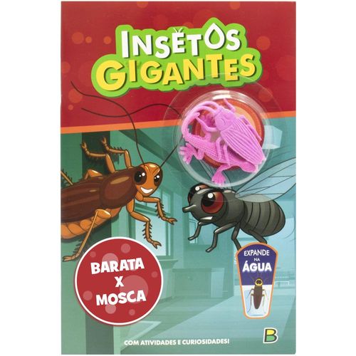 insetos gigantes - livro de atividades - barata vs mosca