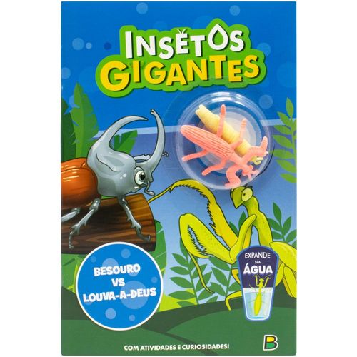 insetos gigantes - livro de atividades - besouro vs louva-a-deus