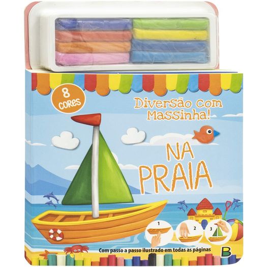 diversão com massinha! na praia