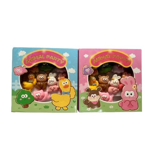 adesivos 3d animal party na caixinha diversos modelos