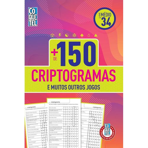 mais de 150 criptogramas - nivel medio - livro  34