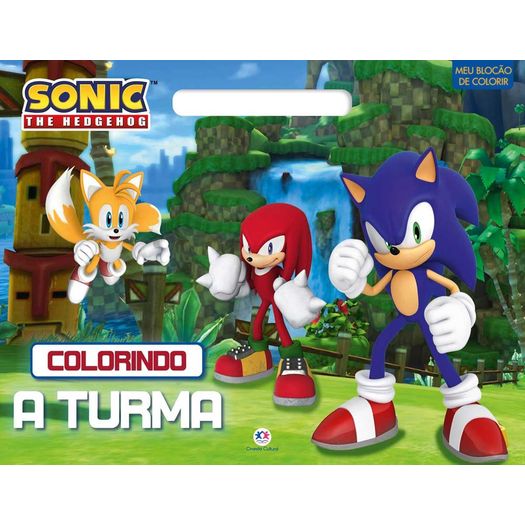 sonic - colorindo a turma sonic - colorindo a turma