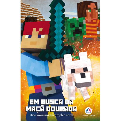 minecraft - em busca da maça dourada - livro 1