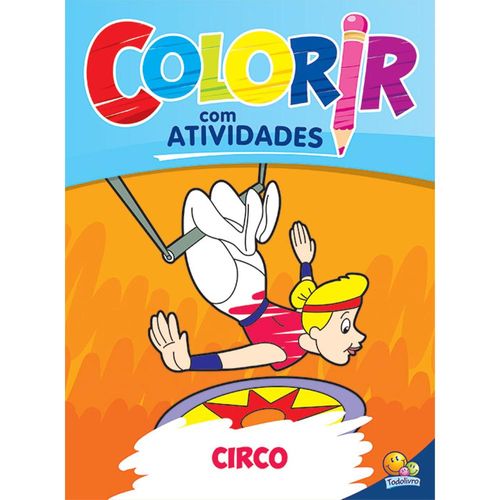 colorir com atividades - circo